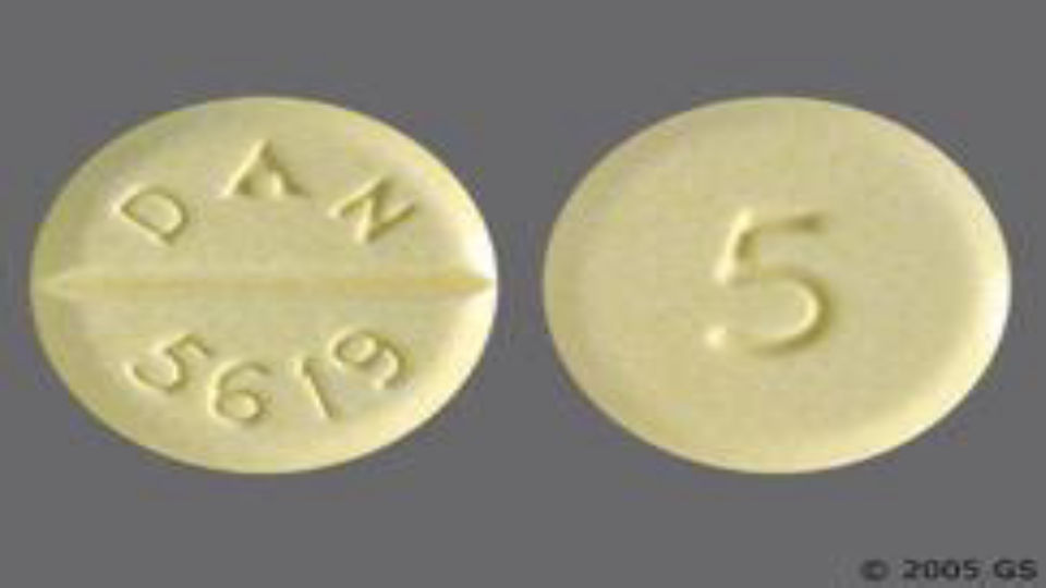 5mg Diazepam - valium
